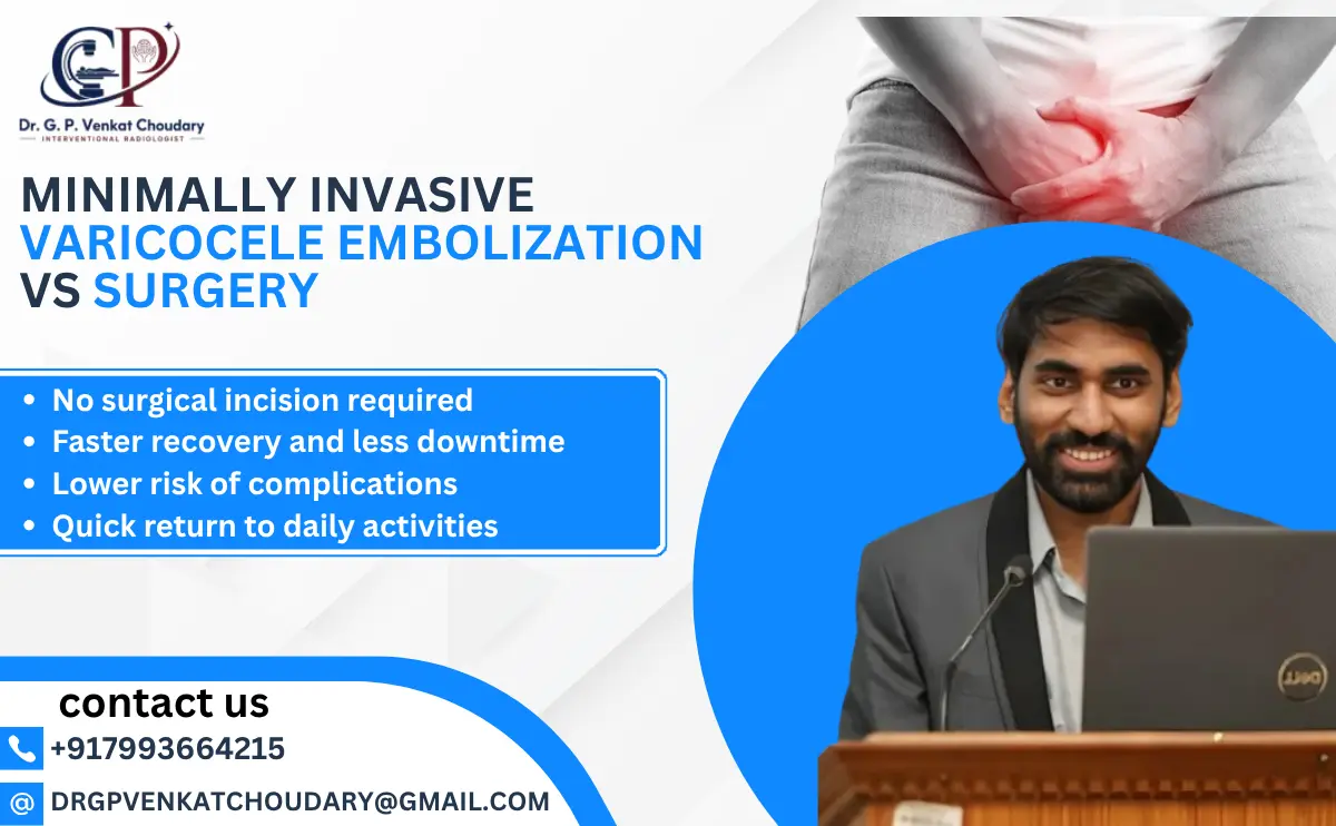Varicocele Embolization vs Surgery